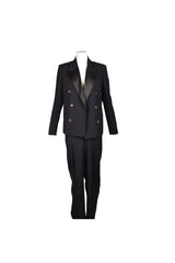 Women's Black Wool Tailored Suit