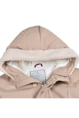 Men's Sand Quilted Parka Jacket