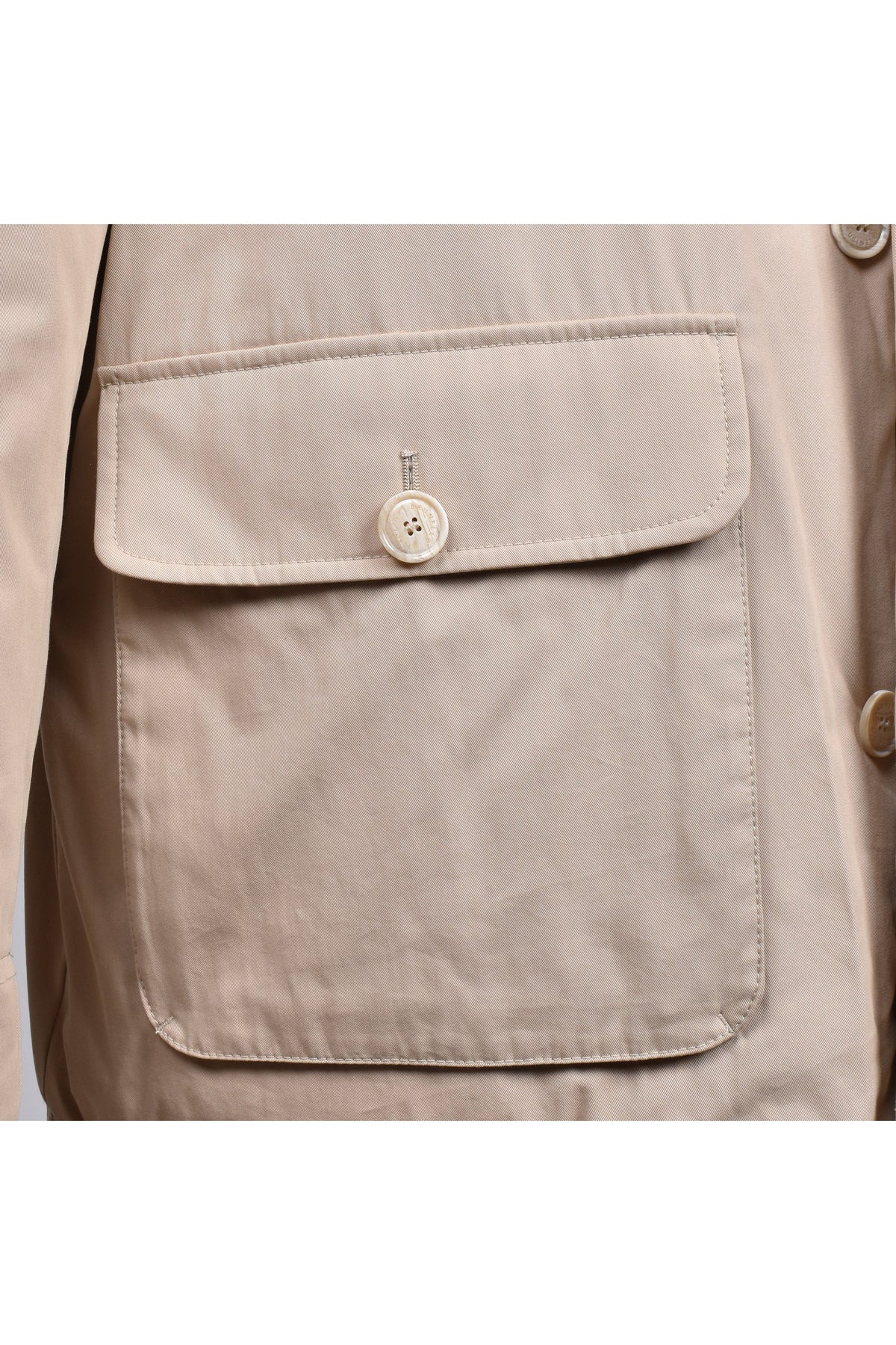 Men's Sand Quilted Parka Jacket