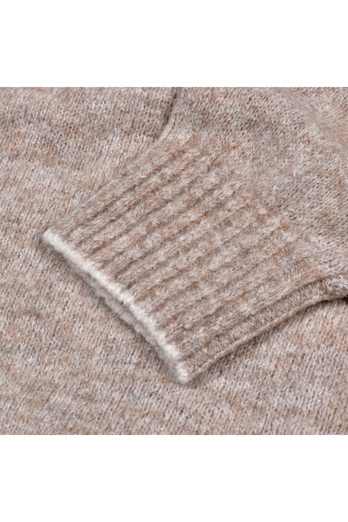 Men's Sand Wool Blend Cardigan Sweater