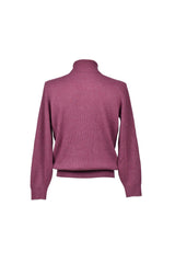 Brunello Cucinelli Men's Purple Cashmere Turtleneck Sweater