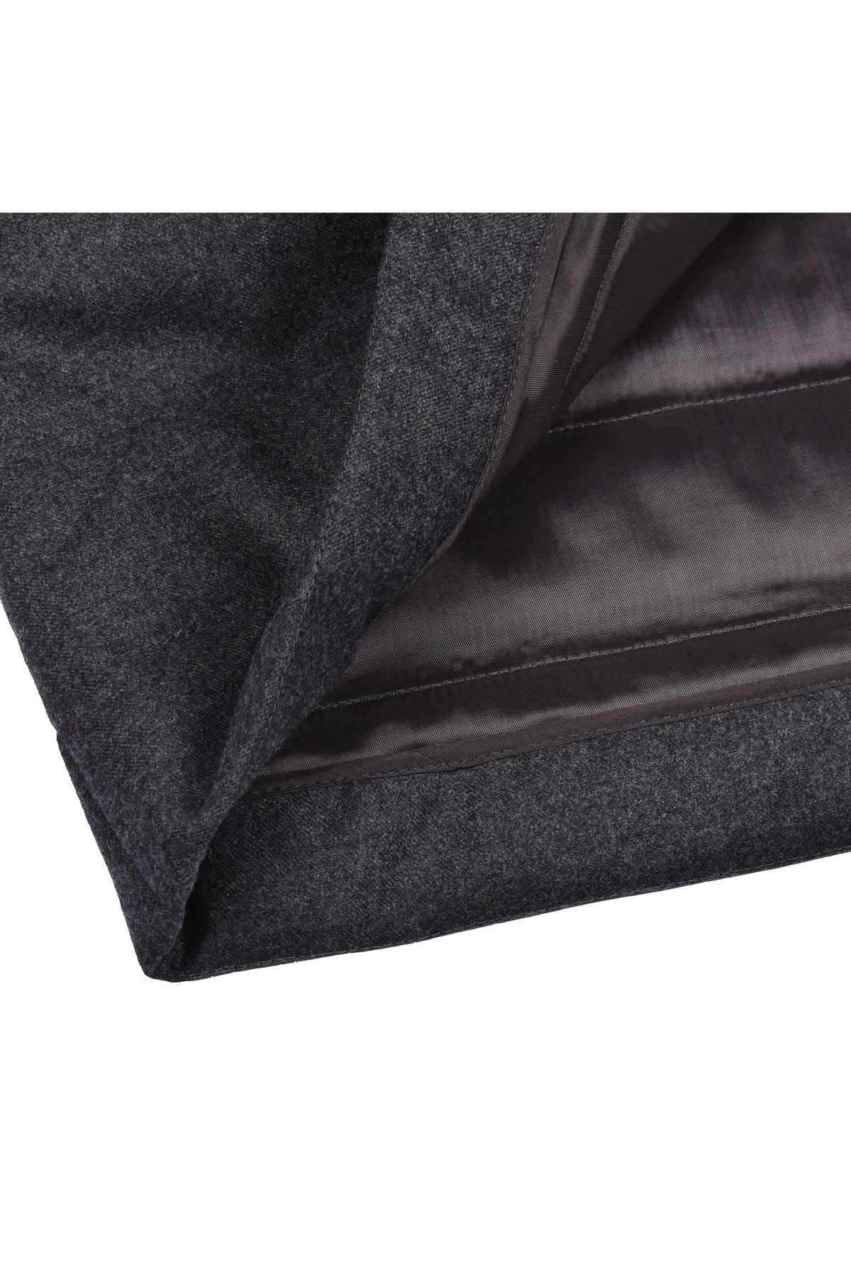 Women's Dark Grey Wool Skirt