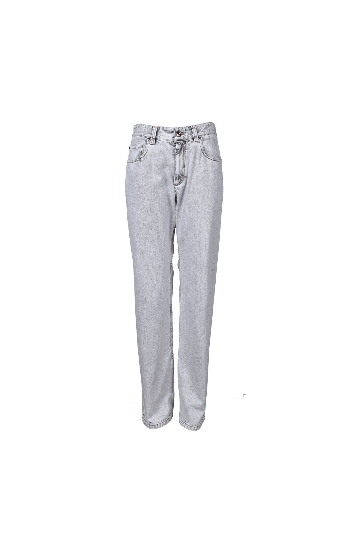 Women's Light Grey Retro Trousers