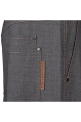 Women's Grey Wool Straight Trousers