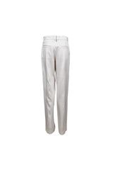 Women's Cream Tailored Trousers