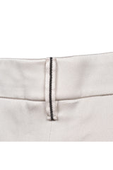 Women's Cream Tailored Trousers