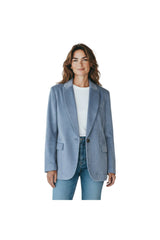 Women's Light Blue Tailored Blazer