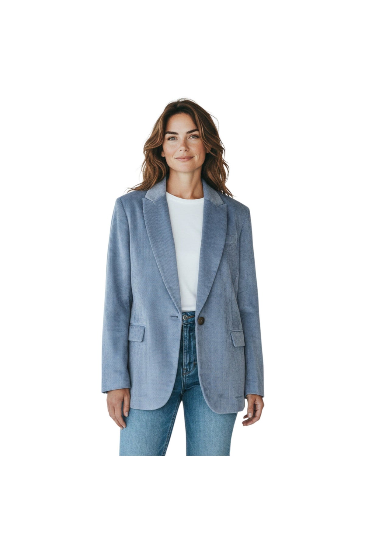 Women's Light Blue Tailored Blazer