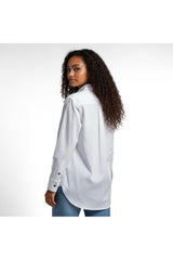 Women's White Western Style Shirt