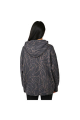 Women's Black Cashmere Blend Hoodie