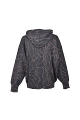 Women's Black Cashmere Blend Hoodie