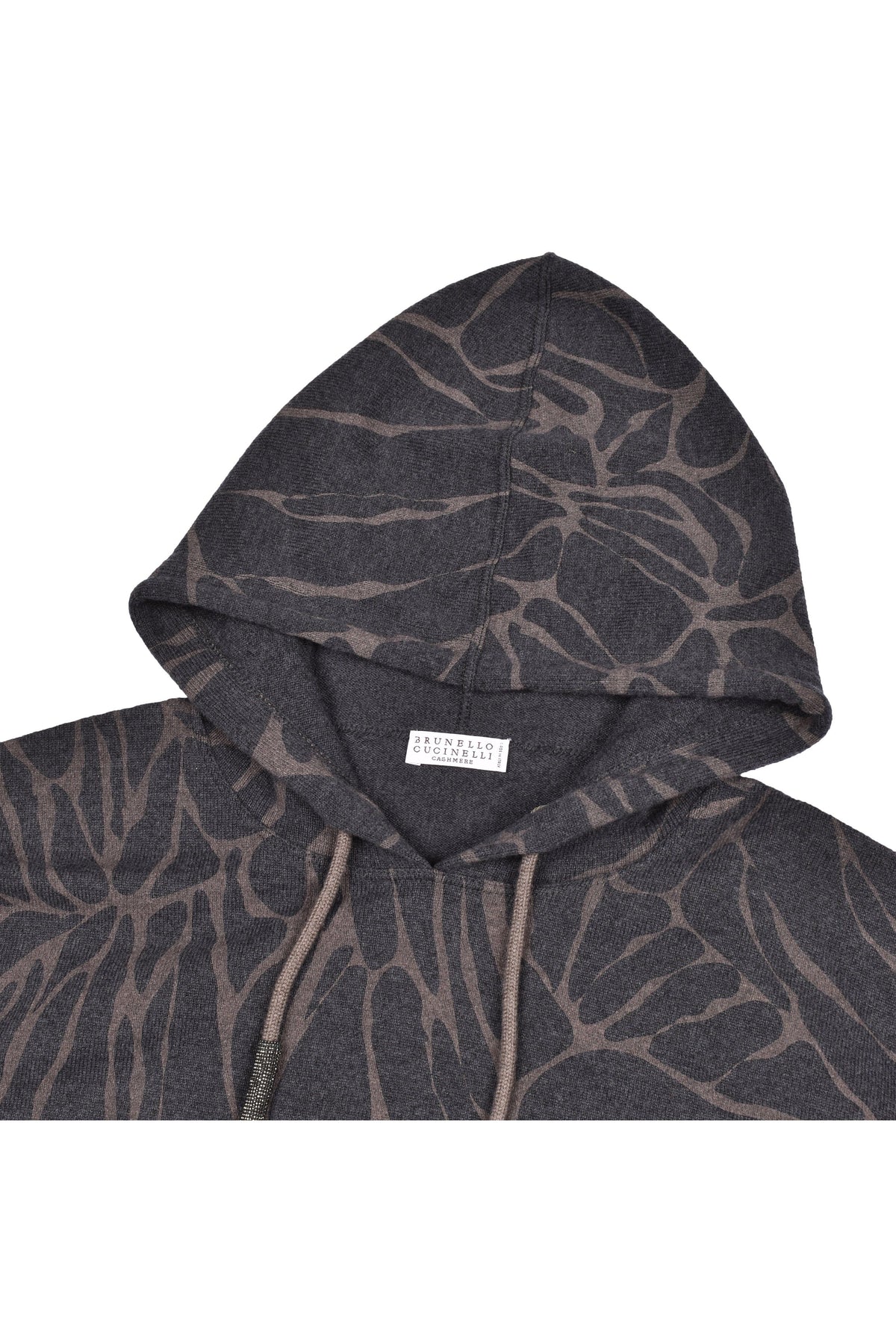 Women's Black Cashmere Blend Hoodie