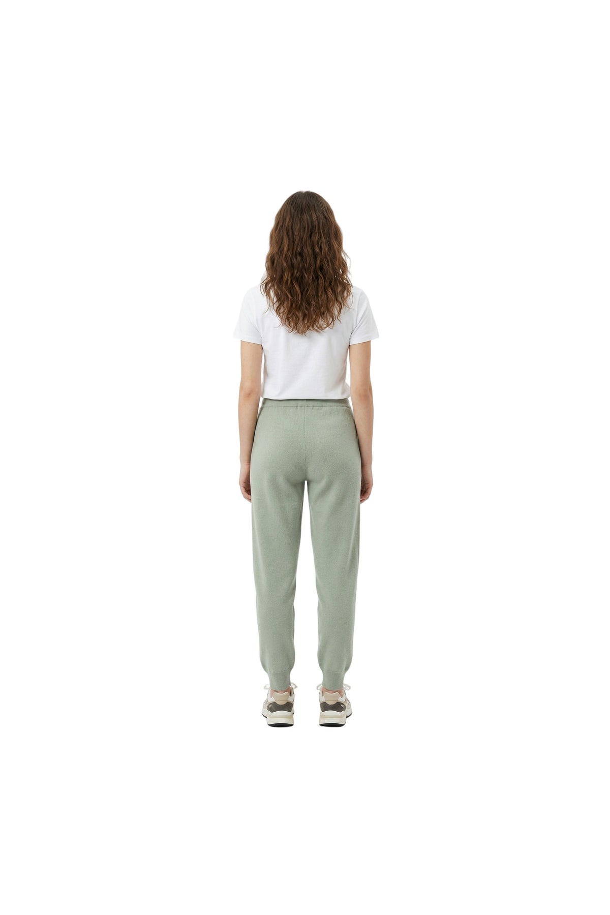 Women's Sage Cashmere Knit Trousers