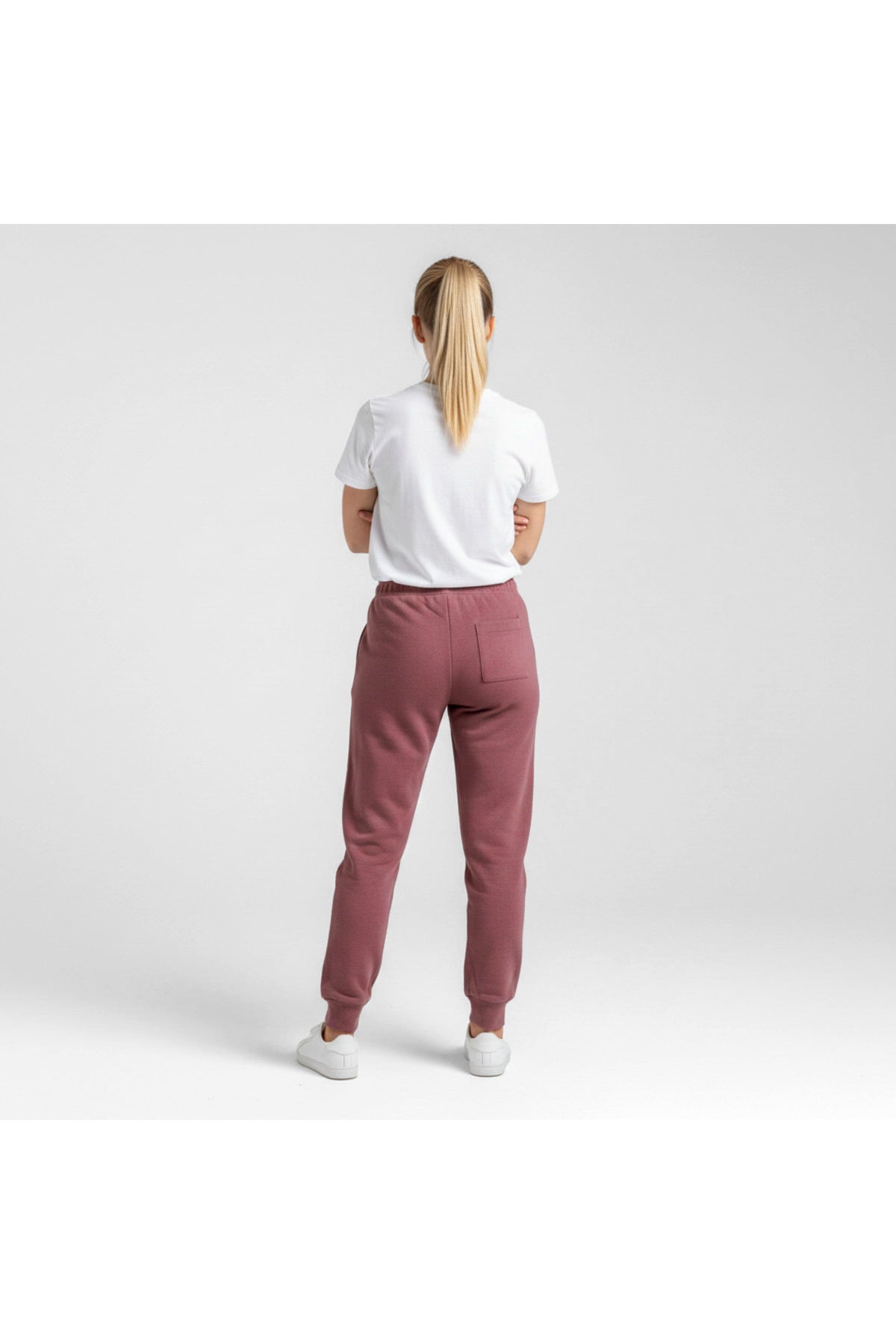Women's Berry Cashmere Jogger Trousers