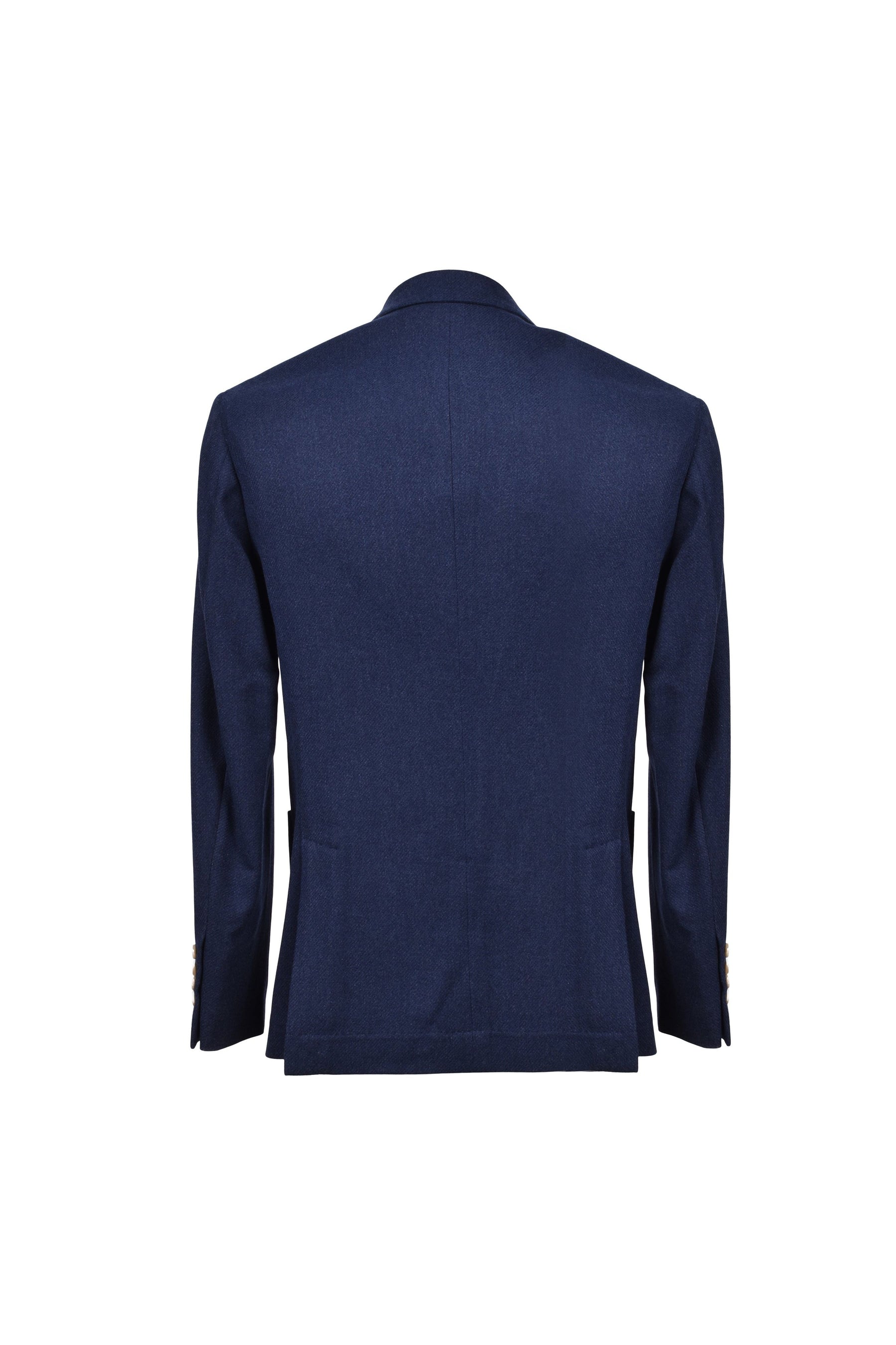 Brunello Cucinelli Men's Blue Wool Silk Blazer