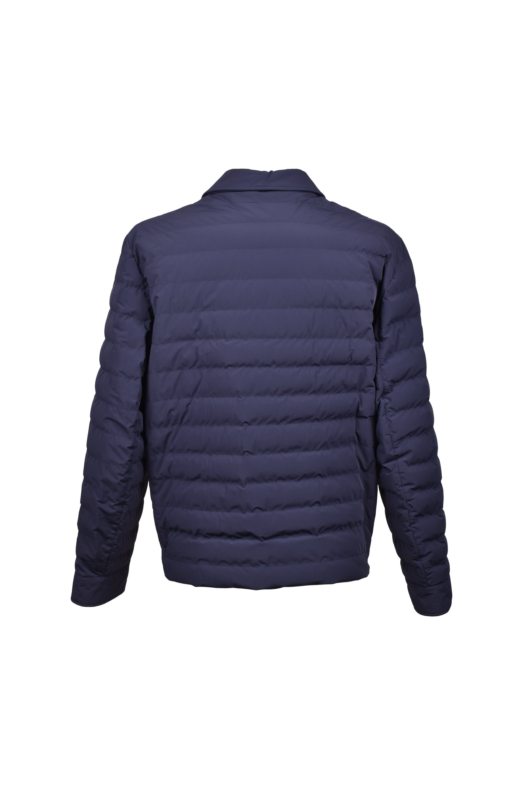 Brunello Cucinelli Men's Dark Blue Quilted Jacket