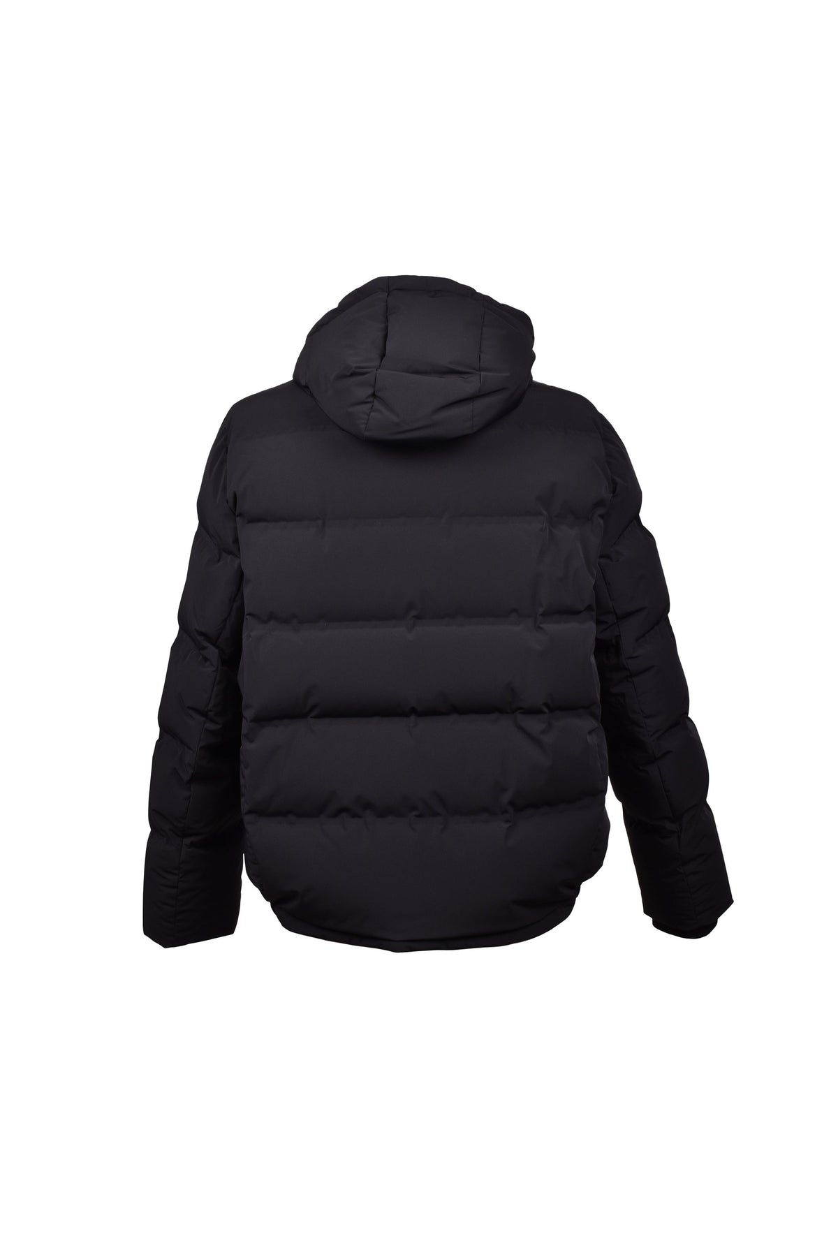 Men's Black Quilted Bomber Jacket