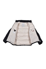 Men's Black Quilted Bomber Jacket
