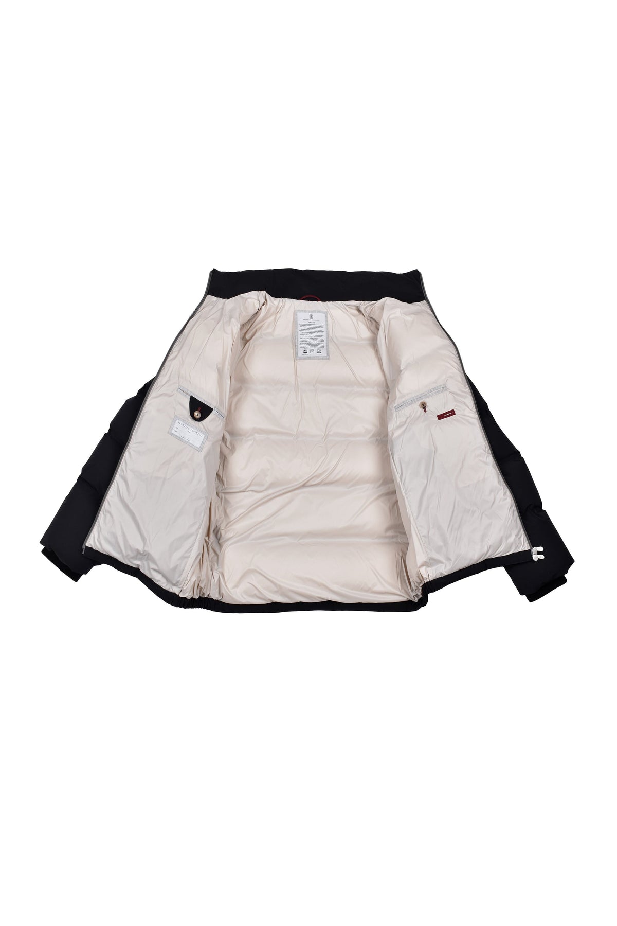 Men's Black Quilted Bomber Jacket