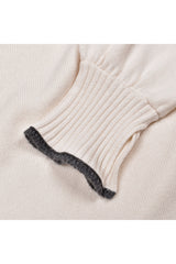 Women's Off White Cashmere Crewneck Sweater