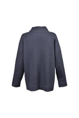 Women's Dark Blue Cashmere Sweater