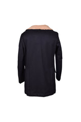 Brunello Cucinelli Men's Navy Wool Pea Jacket
