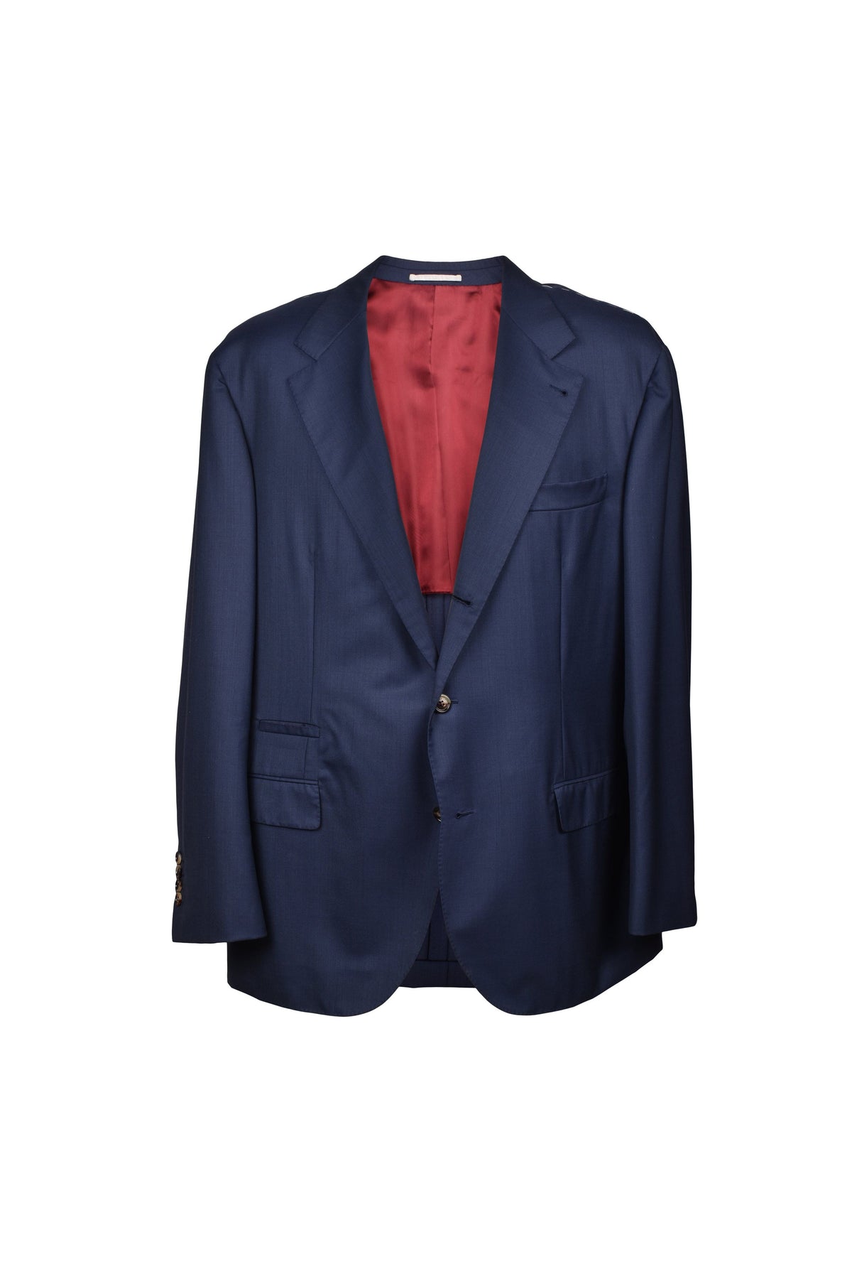 Brunello Cucinelli Men's Navy Virgin Wool Blazer