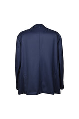 Brunello Cucinelli Men's Navy Virgin Wool Blazer