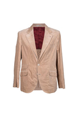 Men's Camel Cotton Corduroy Suit