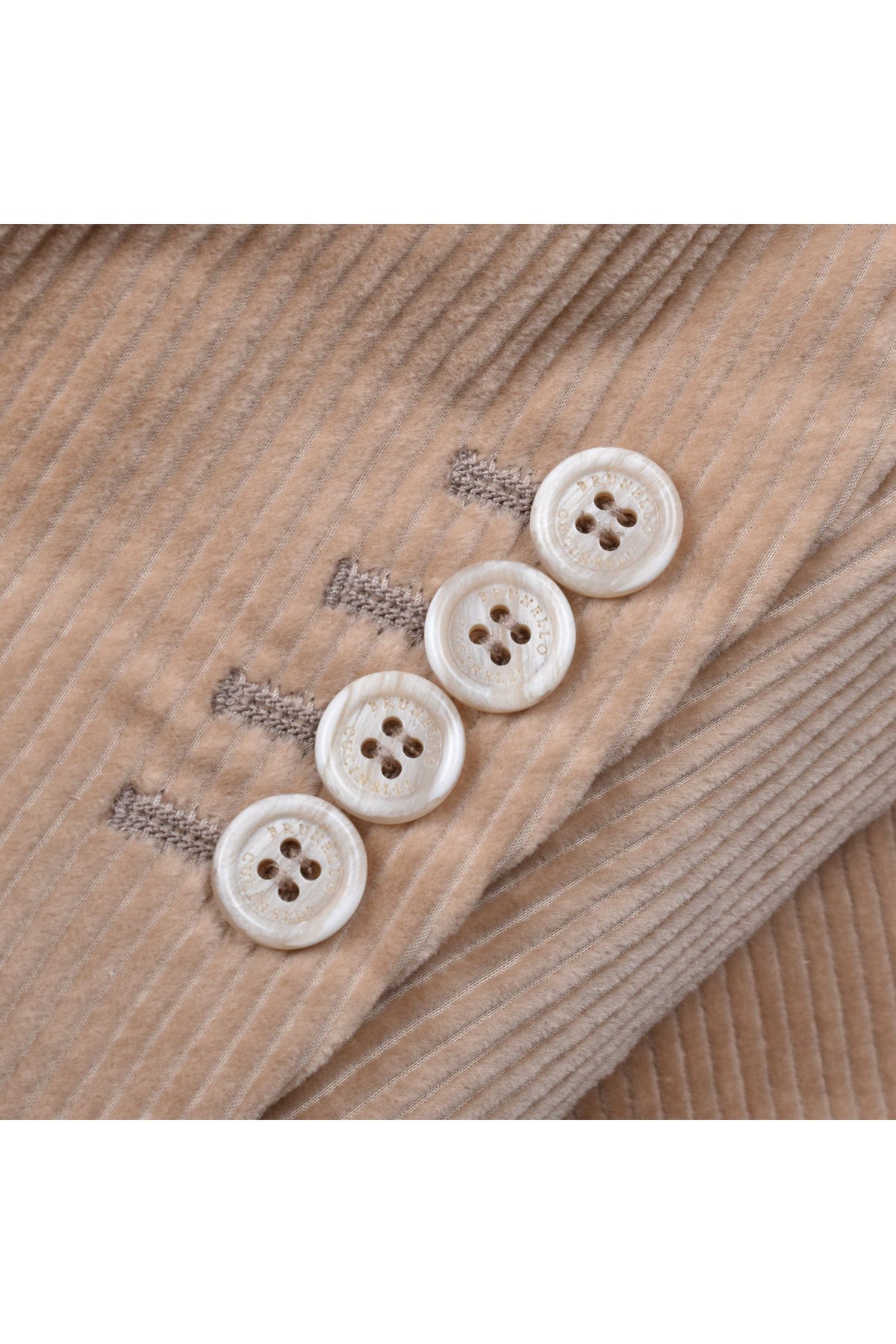Men's Camel Cotton Corduroy Suit