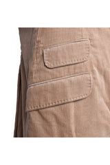 Men's Camel Cotton Corduroy Suit