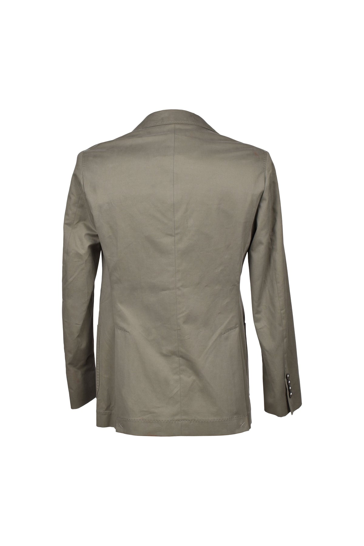 Men's Sage Cotton Double Breasted Suit