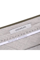 Men's Sage Cotton Double Breasted Suit