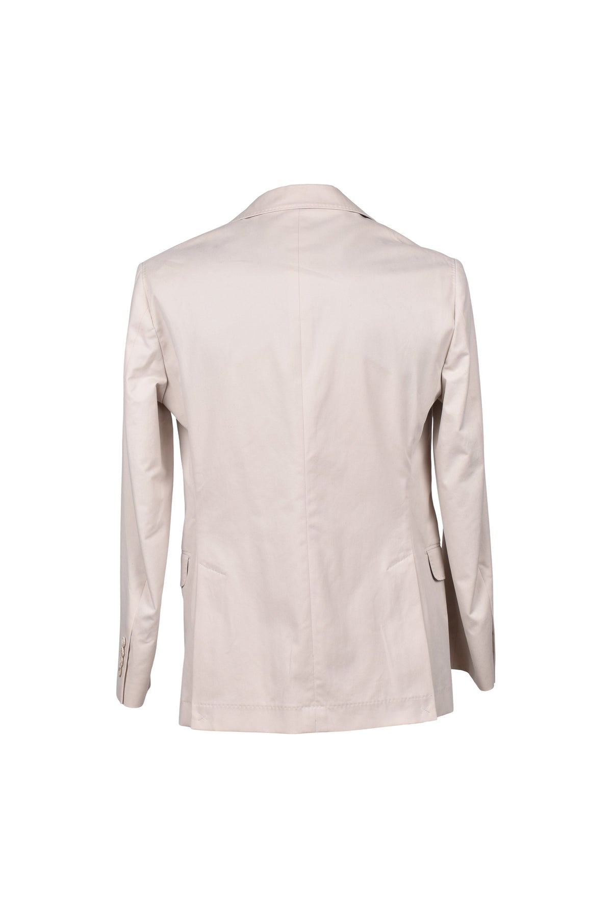 Men's Beige Cotton Casual Suit
