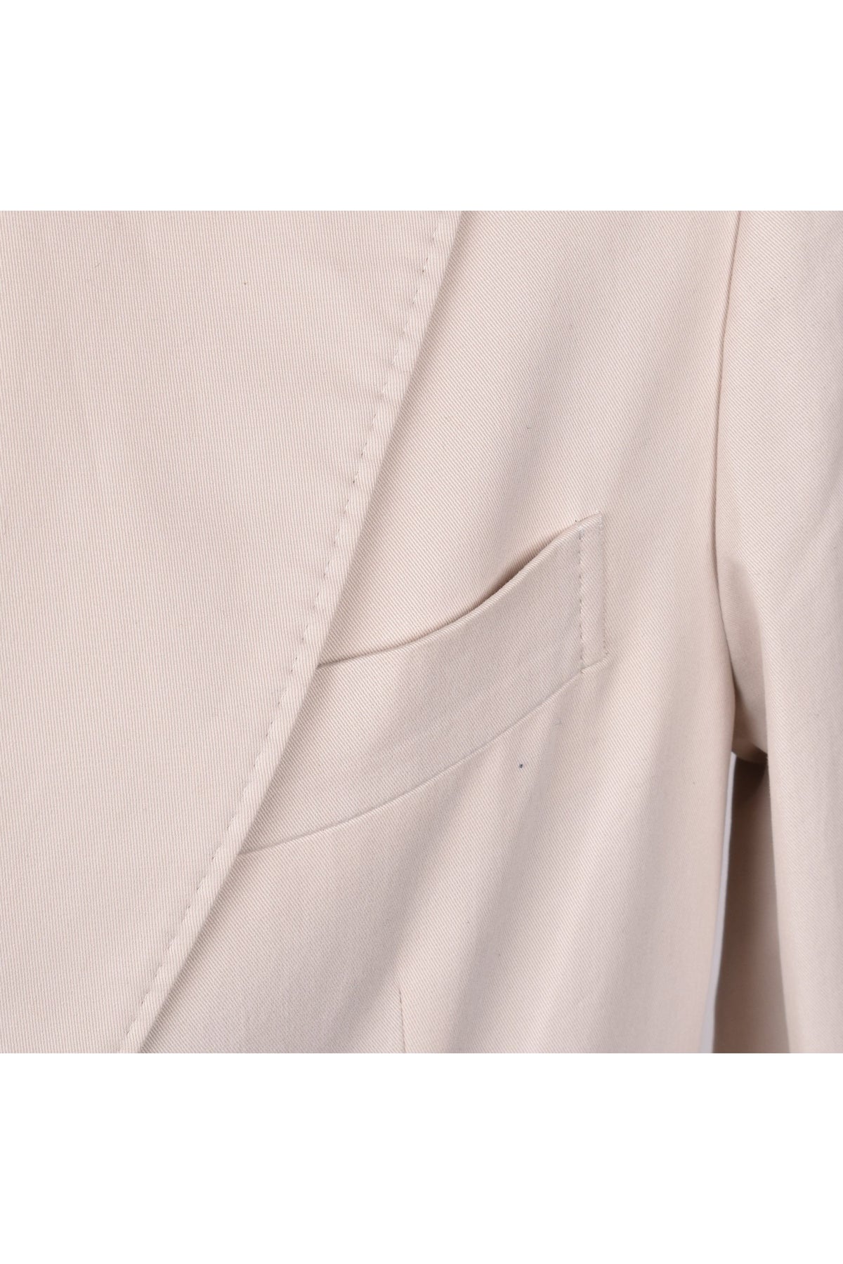 Men's Beige Cotton Casual Suit