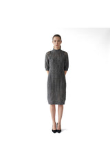 Women's Dark Grey Cashmere Knit Suit