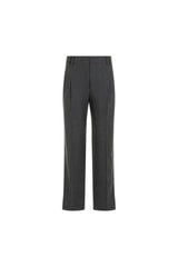 Women's Dark Grey Wool Cashmere Trousers