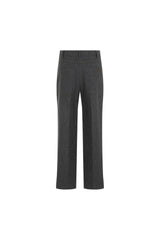 Women's Dark Grey Wool Cashmere Trousers
