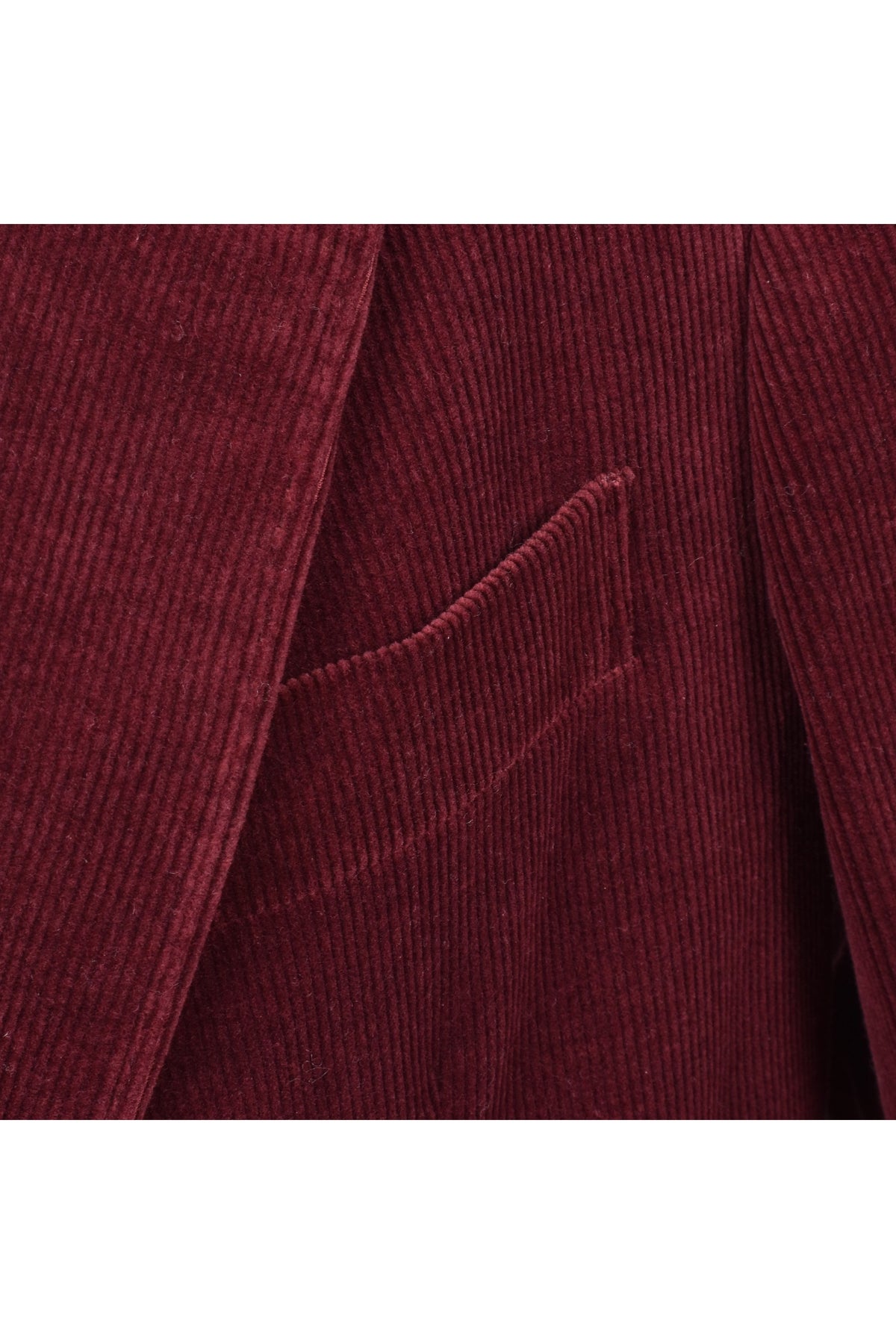 Men's Burgundy Wool Cashmere Blazer