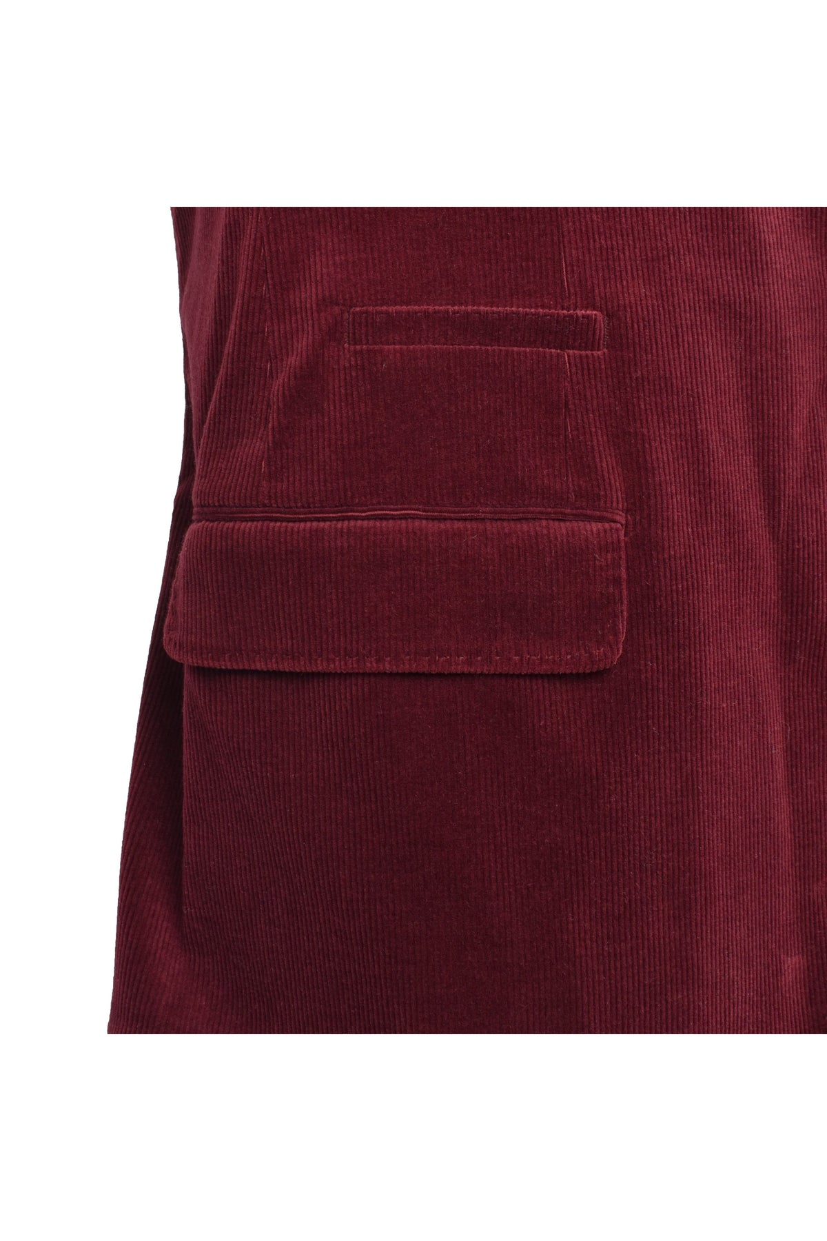 Men's Burgundy Wool Cashmere Blazer