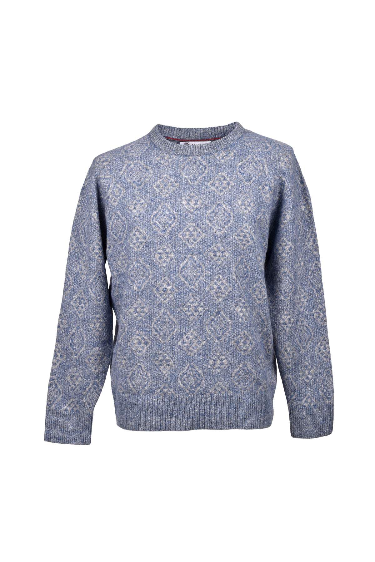 Men's Light Blue Wool Sweater