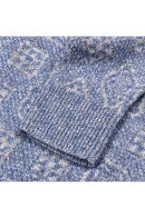 Men's Light Blue Wool Sweater