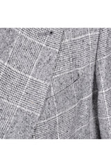 Men's Grey Wool Double Breasted Blazer