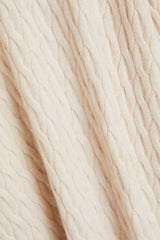 Women's Beige Wool Silk Dress