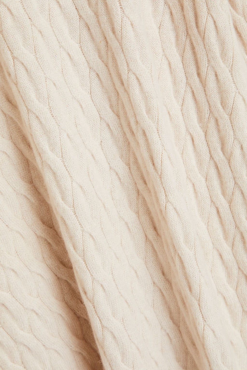 Women's Beige Wool Silk Dress
