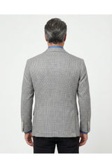 Brunello Cucinelli Men's Grey Wool Blend Blazer