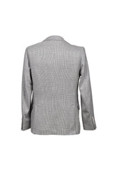 Brunello Cucinelli Men's Grey Wool Blend Blazer
