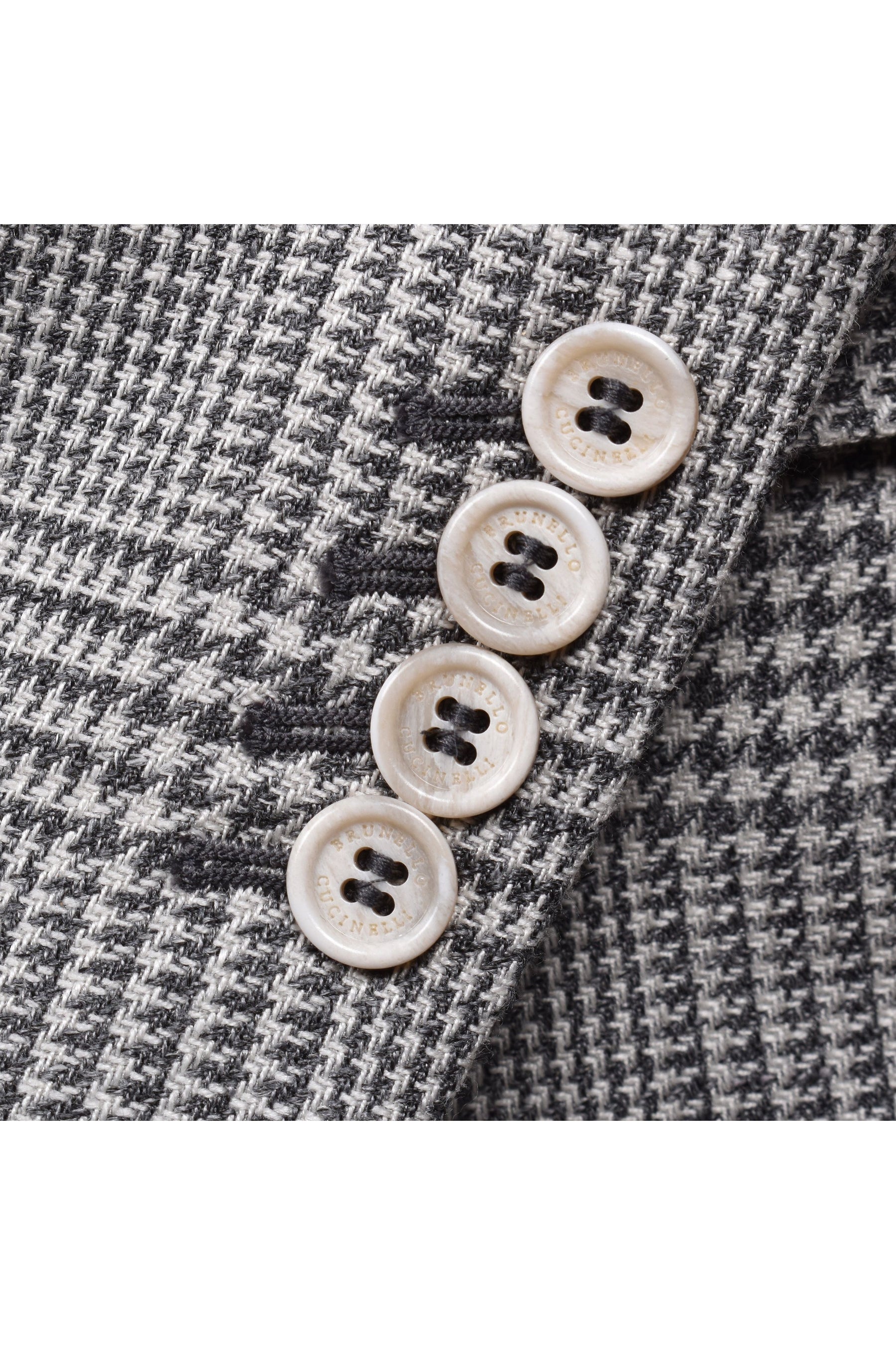 Brunello Cucinelli Men's Grey Wool Blend Blazer