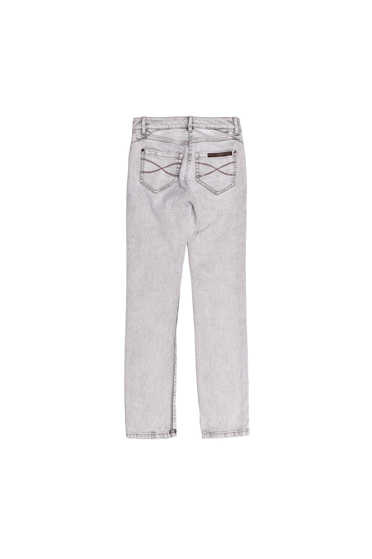 Women's Light Grey Skinny Denim Trousers