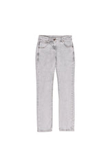Women's Light Grey Skinny Denim Trousers